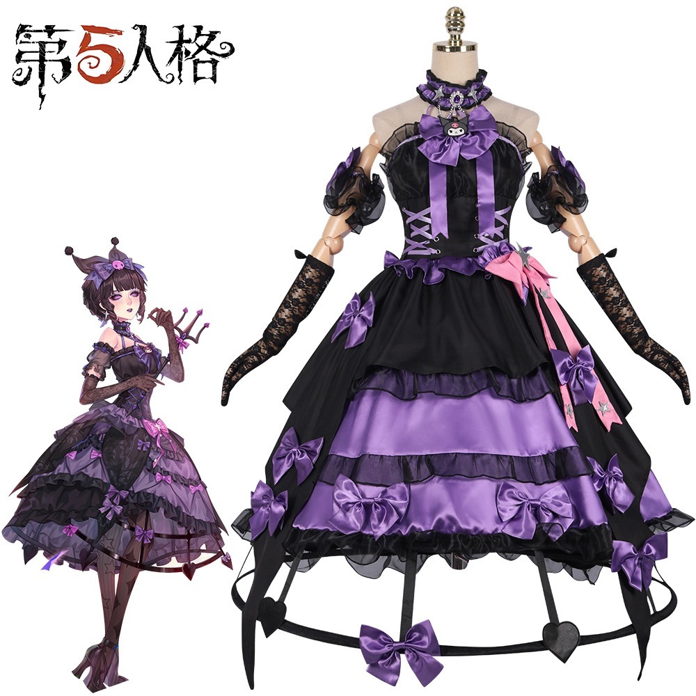第五人格紅夫人コスプレ衣装連動メロティカツラアクセサリーアニメ・ゲームコスプレ衣装