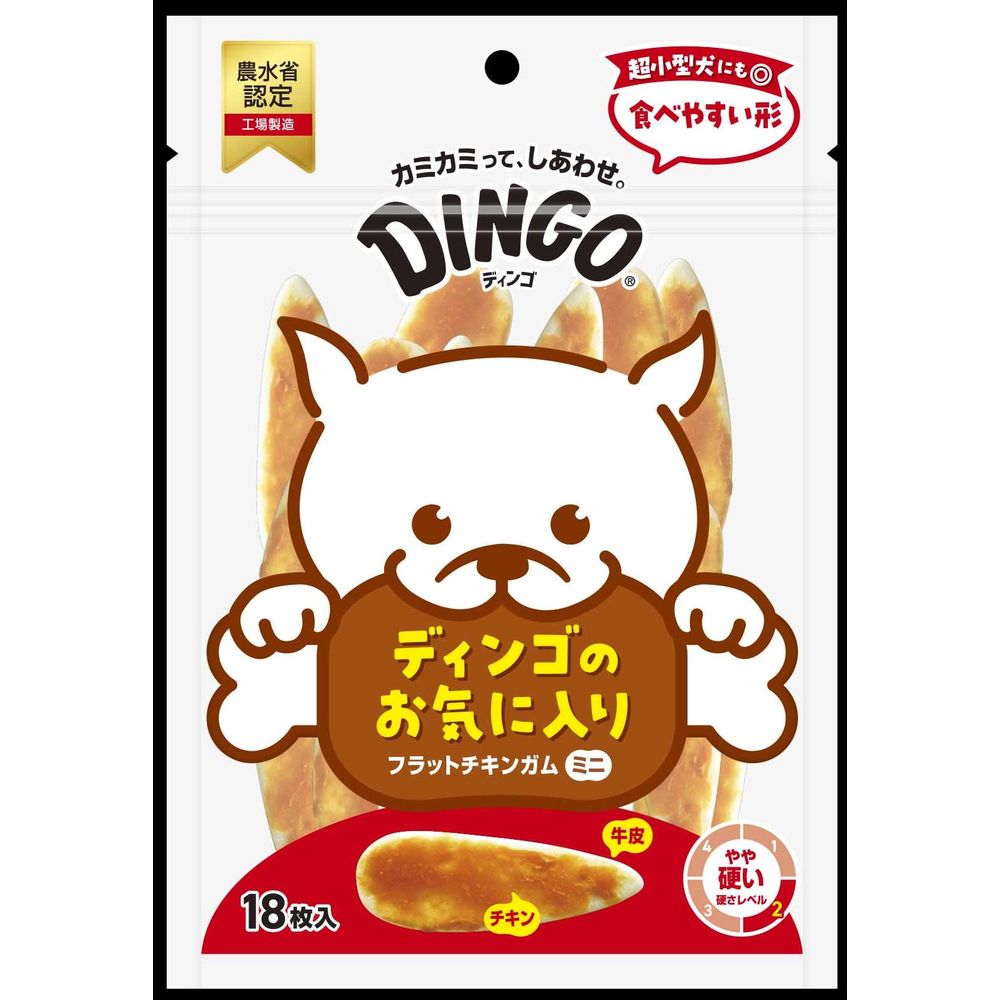 （まとめ買い）スペクトラムブランズジャパン フラットチキンガムミニ 18枚入 犬用おやつ [x12]