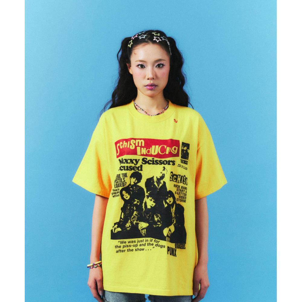 SCHISM INDUCING MALICE PISTOLS T SHIRT YELLOW SB8TS34YEL