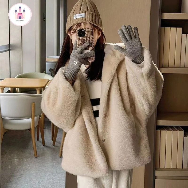 2024 新型連帽毛羽コート 中長期 肉隠し 怠惰風防止 綿素材