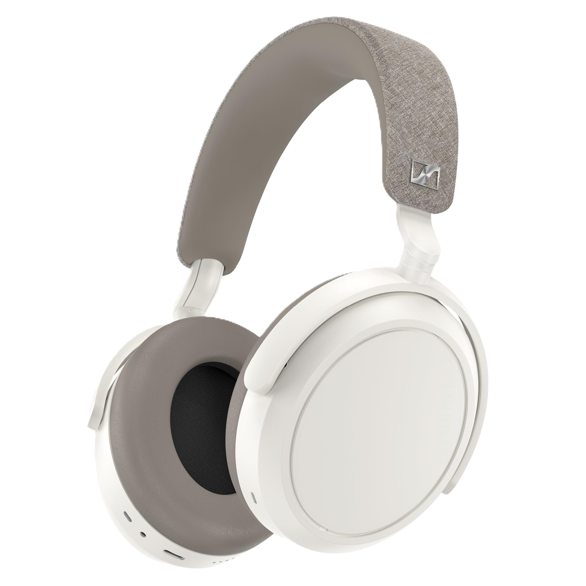 ゼンハイザー(Sennheiser) ワイヤレスヘッドホン bluetooth MOMENTUM 4 Wireless ホワイト 高性能ドライバー ノイズキャンセリング 60時間再生 タッチパネル 低