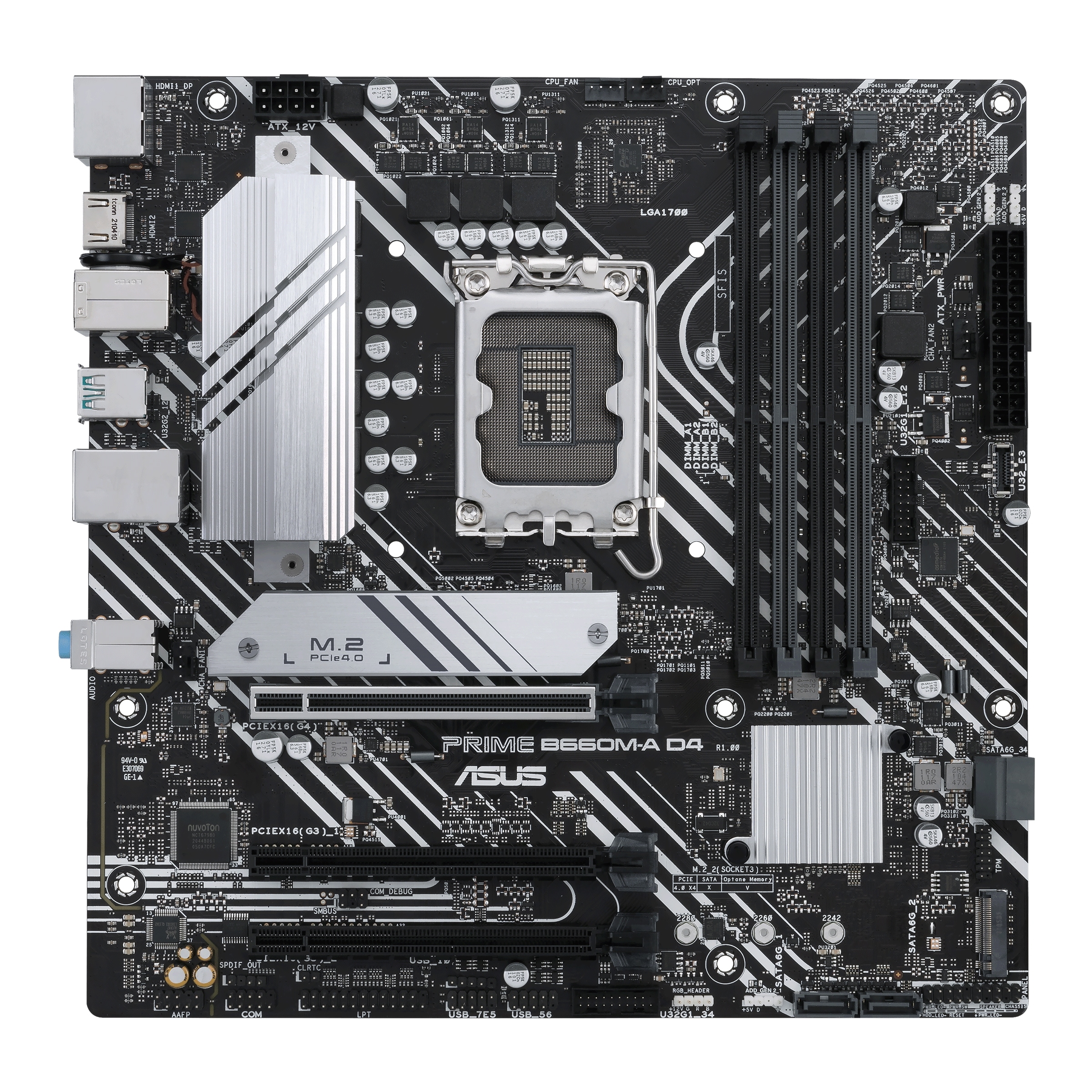 ASUS Prime B660M-A D4 LGA 1700 Intel 12th Gen mATX