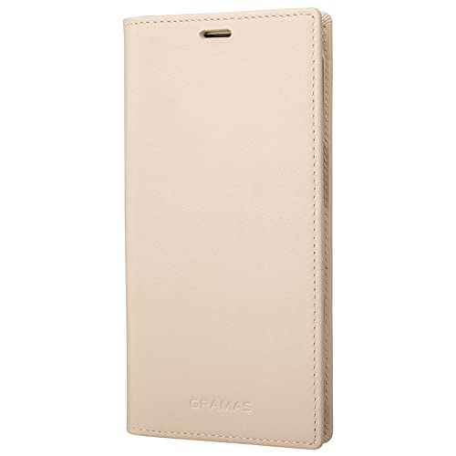 色：アイボリー GRAMAS グラマス iPhone13 Pro ケース レザー 本革 手帳 Ita