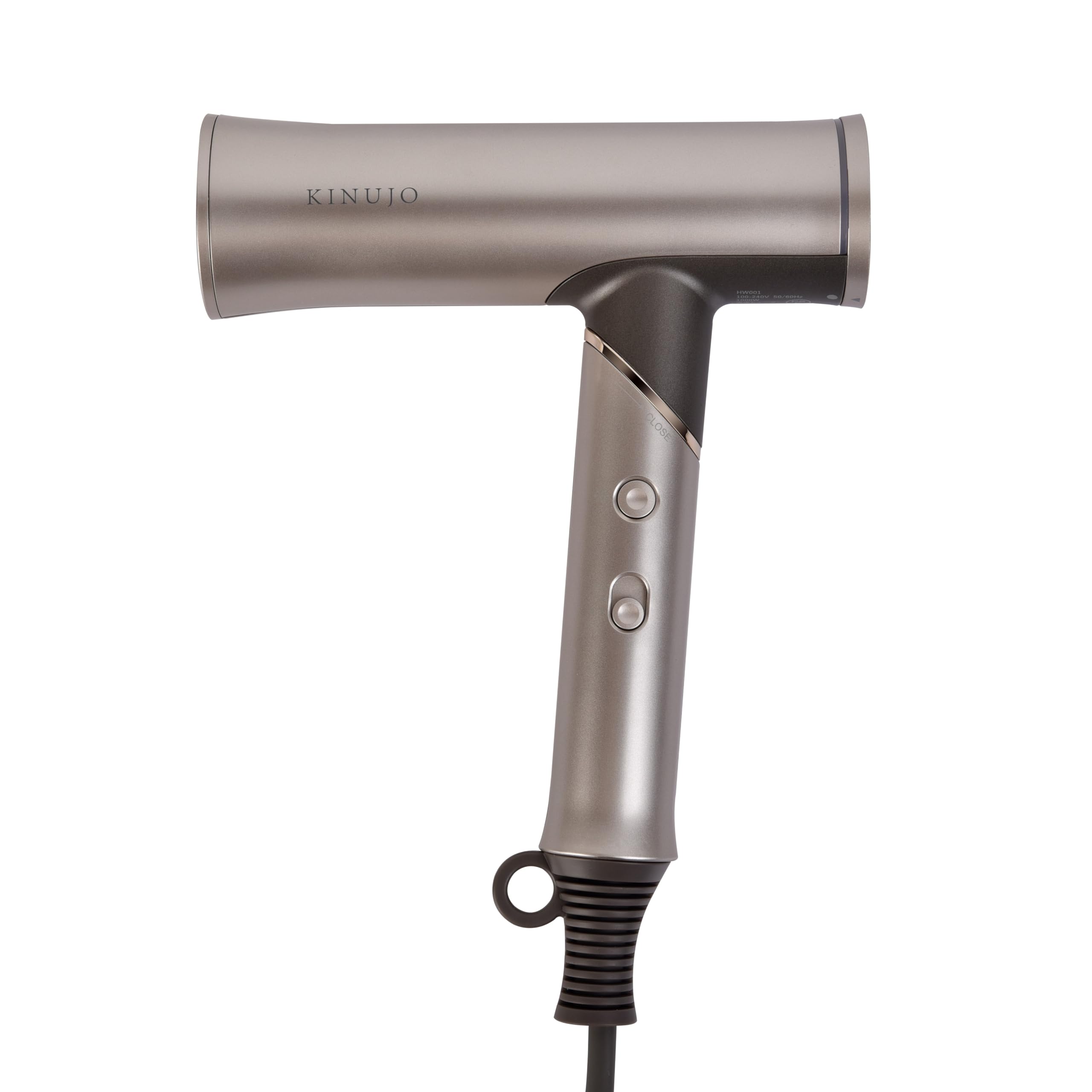 【公式】KINUJO 海外対応 ヘアドライヤー ボヤージュ Hair Dryer Voyage HW001 超大風量 超軽量 遠赤外線 ポーチ付き コンパクト キヌジョ 絹女 ギフト プレゼント