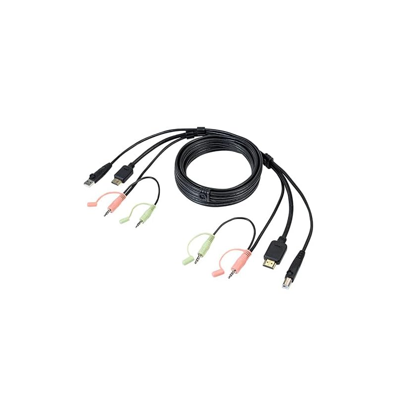 即納：サンワサプライ パソコン自動切替器用ケーブル（1.8m） SW-KHU180