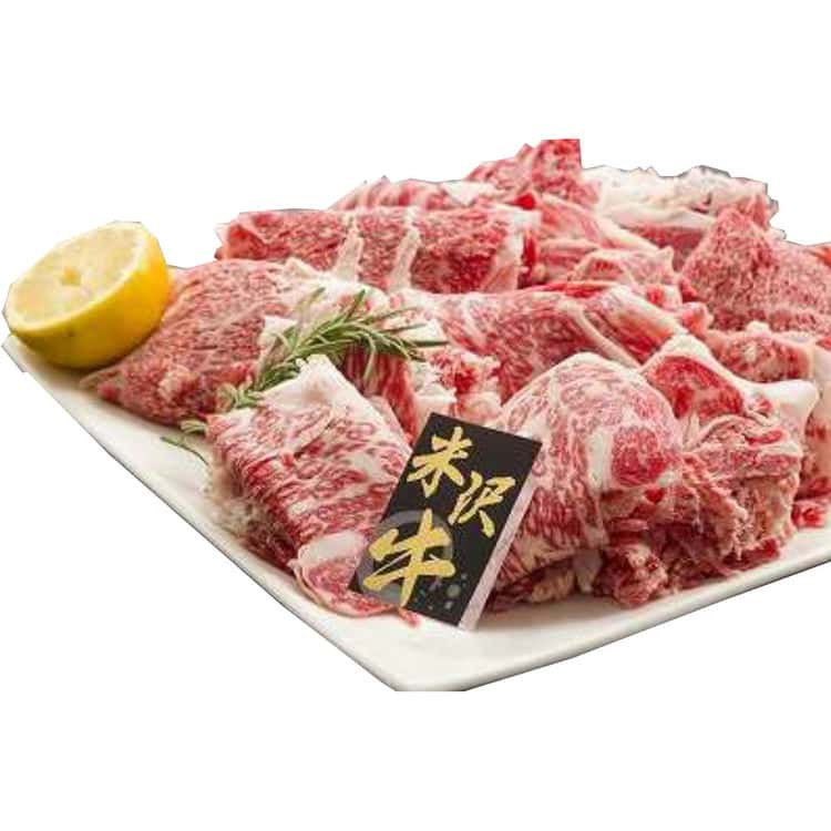 米沢牛うすぎり すき焼き しゃぶしゃぶ (バラ肉カタ肉) 200g6 離島は配送不可 5500038 お歳暮 お中元 お土産 ご進物 ギフト 贈り物に最適