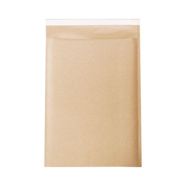 (まとめ）今村紙工 クッション封筒 茶 A4サイズ用10枚KFT-30(×10セット)