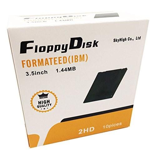 3.5 インチフロッピーディスク 2hd 10枚 DOS/V フォーマット 済 Windows 対応 JPversion