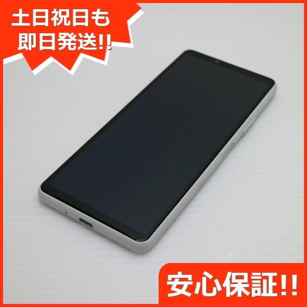 新品同様 Xperia 10 III SOG04 ホワイト 白ロム 本体 即日発送 土日祝発送OK 157