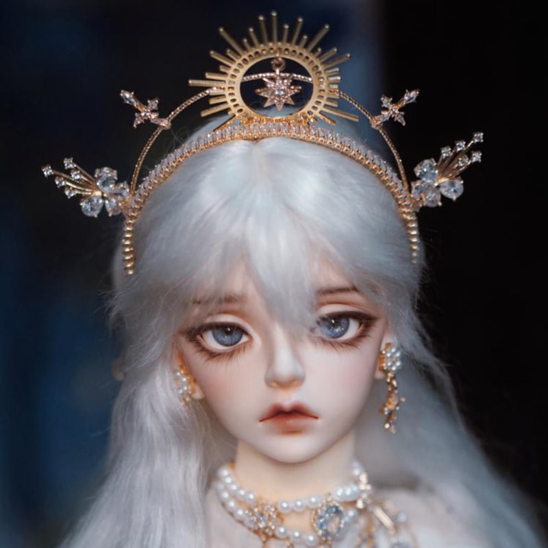BJDドールアクセサリー クラウン カチューシャ 1/3サイズ人形通用ドール髪飾り