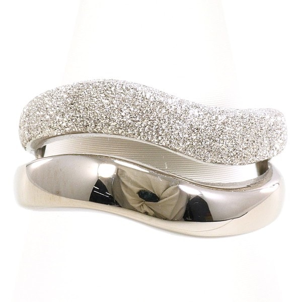 K14 14金 WG ホワイトゴールド リング 指輪 9.5号 ジュエリー 中古