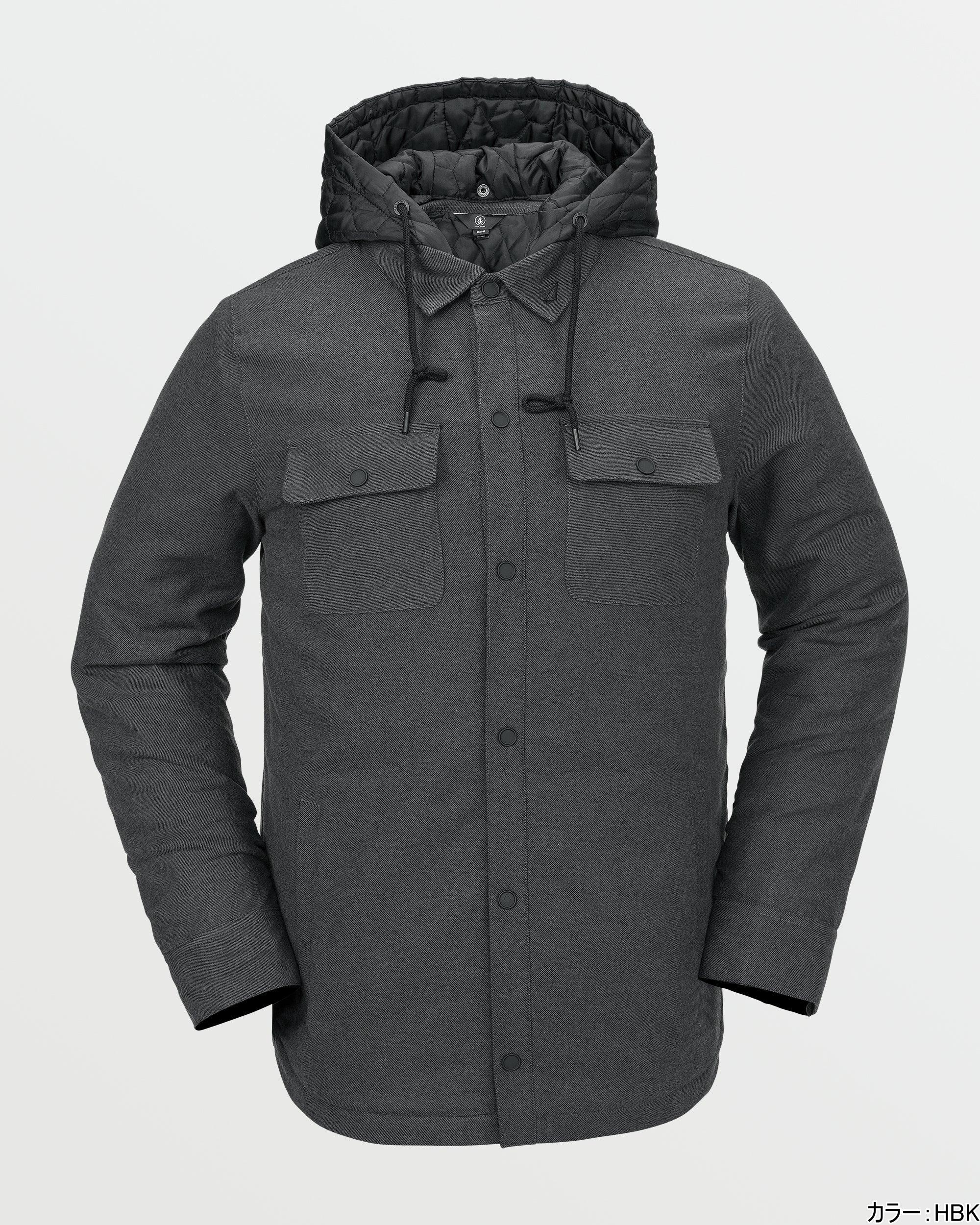 【OUTLET】Mens Insulated Riding Flannel - Heather Black