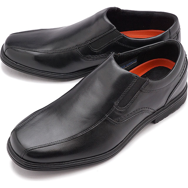 レザーシューズ テイラー ウォータープルーフ スリッポン [CI0820W] Taylor WP Slip On メンズ 革靴 ワイドワイズ ビジネス 防水 Black 黒 ブラック系