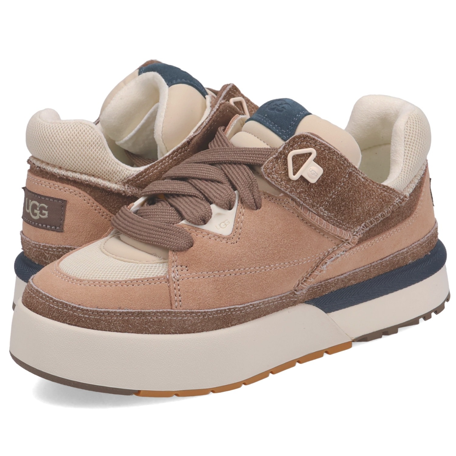 スニーカー ゴールデンクッシュ レディース 厚底 W ベージュ 1152719