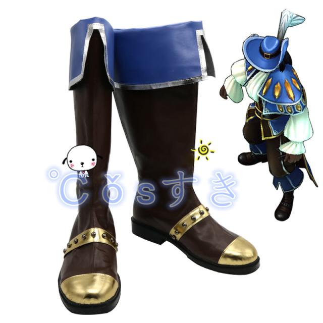 【全店任意2枚購入で100円OFF】リーグ・オブ・レジェンド LOL フェイト Twisted Fate コスプレシューズ ブーツ 高品質 新品 Cosplay アニメ コスチューム