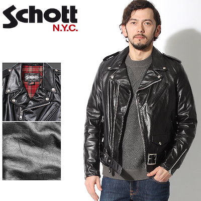 Qoo10] ショット SCHOTT ショット 626VN レザ