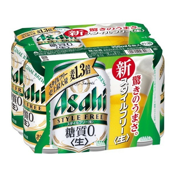 ビール 24本 350ml アサヒ スタイルフリー 6缶パック 350X6 x4 メーカー直送
