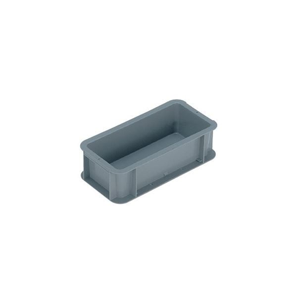 [10個セット] TP規格コンテナボックス [TP-131B 穴無し] グレー 相互モジュール嵌合可