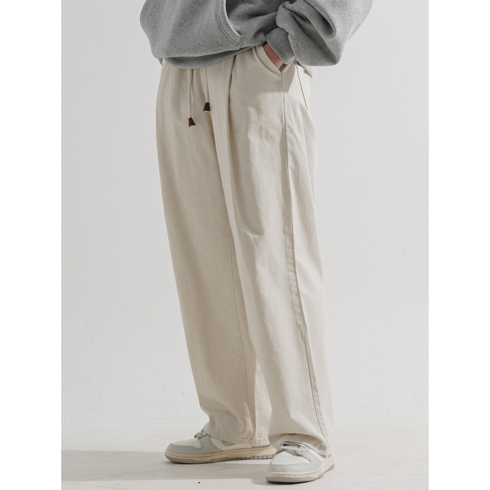 WV PROJECTローナーワイドコットンパンツクリームJJLP7639