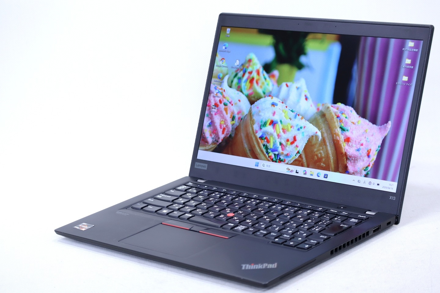 即配 良品 2021年薄型Ryzen5モデルThinkPad X13 Gen1 Ryzen5PRO4650U 8G 256G 13.3FHD Wi-Fi6 AAA評価