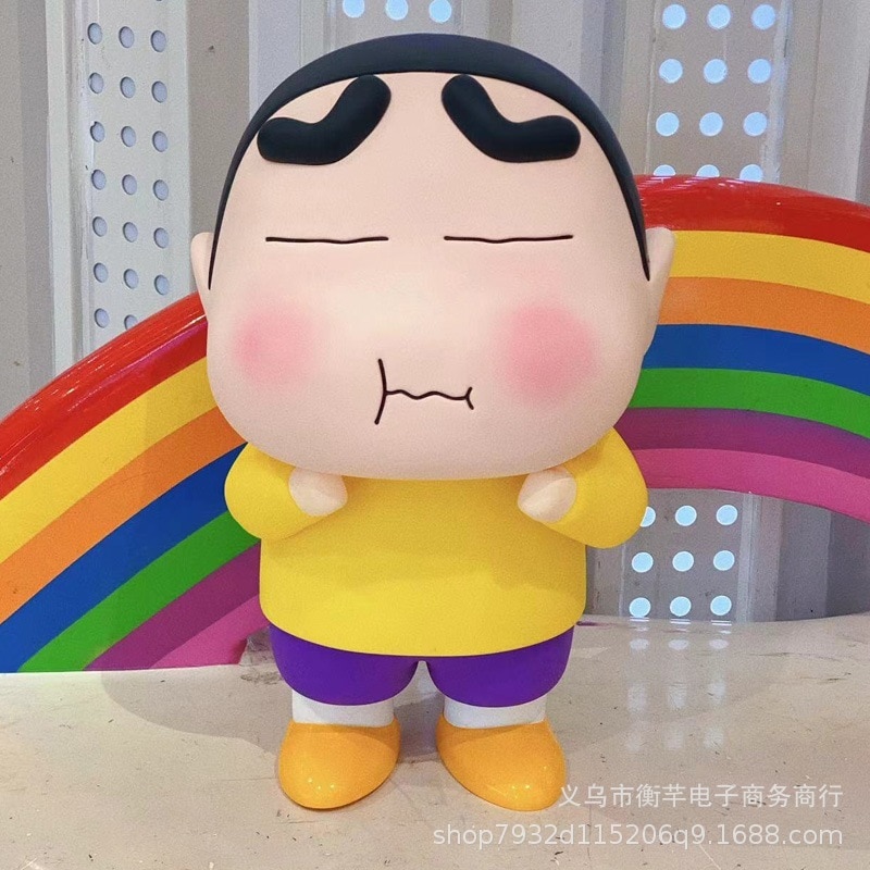 【配送料無料】 おいしいクレヨンしんちゃんの置物スーパーサイズのぬいぐるみ