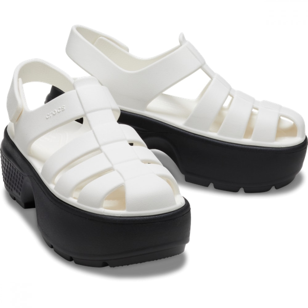 クロックスガレリアクロックスヘッドクォーターパブリックストンプフィッシャーマンサンダル 209938-0WVSストンプフィッシャーマン