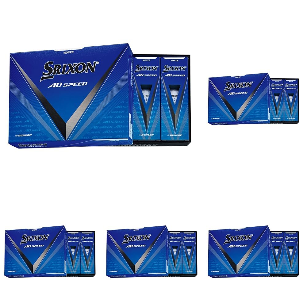 ダンロップ(DUNLOP) ゴルフボール SRIXON AD SPEED3 2024年モデル 1ダース(12個入り)