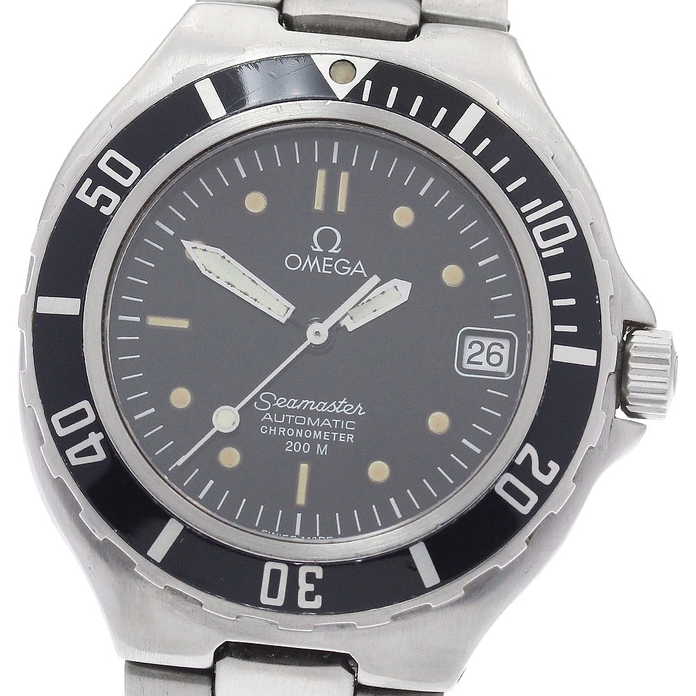 オメガ OMEGA シーマスター200ｍ デイト 自動巻き メンズ _958412【中古】