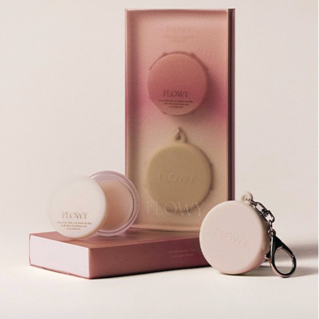 【FLOWY】PDRN バイタルF リップバーム 5g + キーリングセット