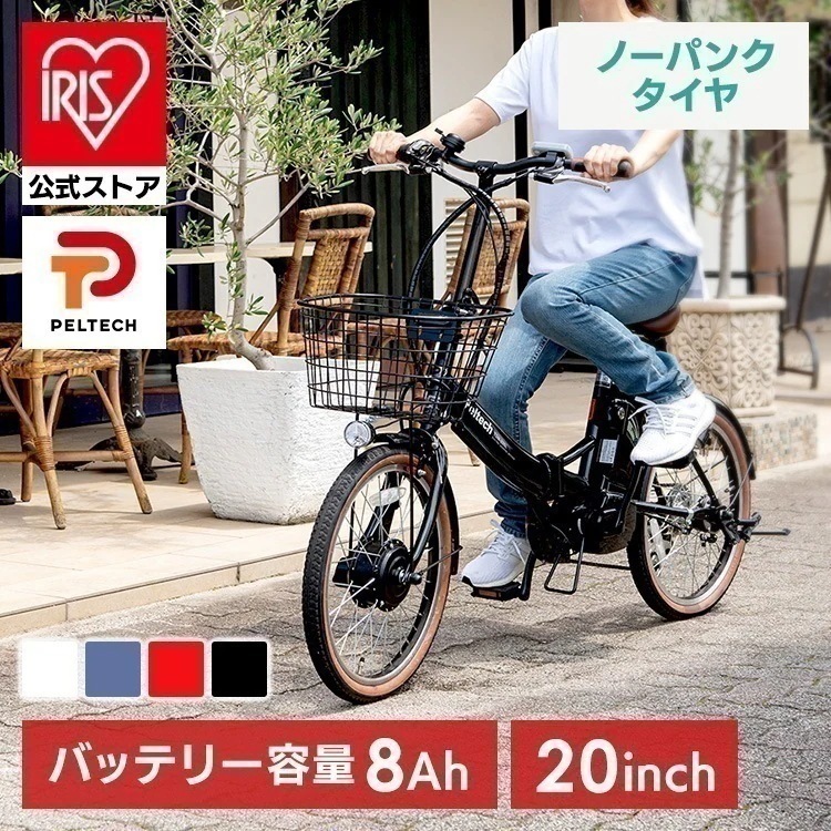 【人気商品】ノーパンク折畳電動自転車20インチ8AH TDN-206LNXｰNYB (TD) (代引不可) メガ割