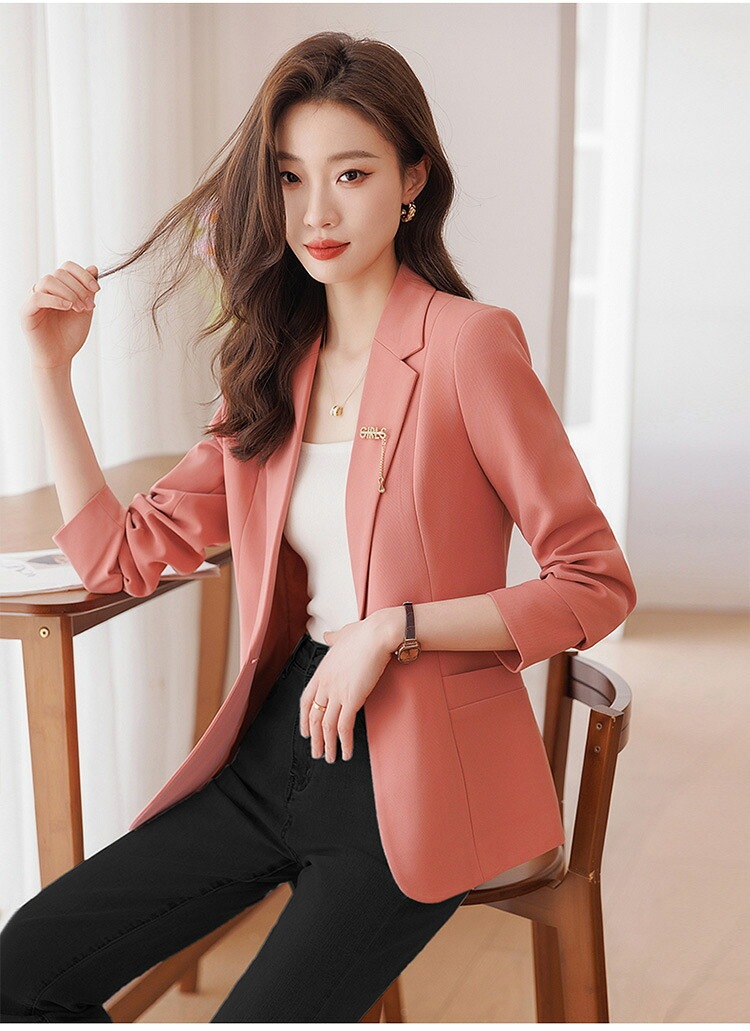 ジャケット コート 春秋 高級感 韓国風 ファッション レディース おしゃれ スリムフィット カジュアル