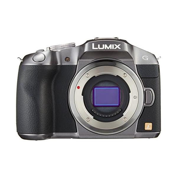 【中古】パナソニック ミラーレス一眼カメラ ルミックス G6 ボディ 1605万画素 シルバー DMC-G6-S