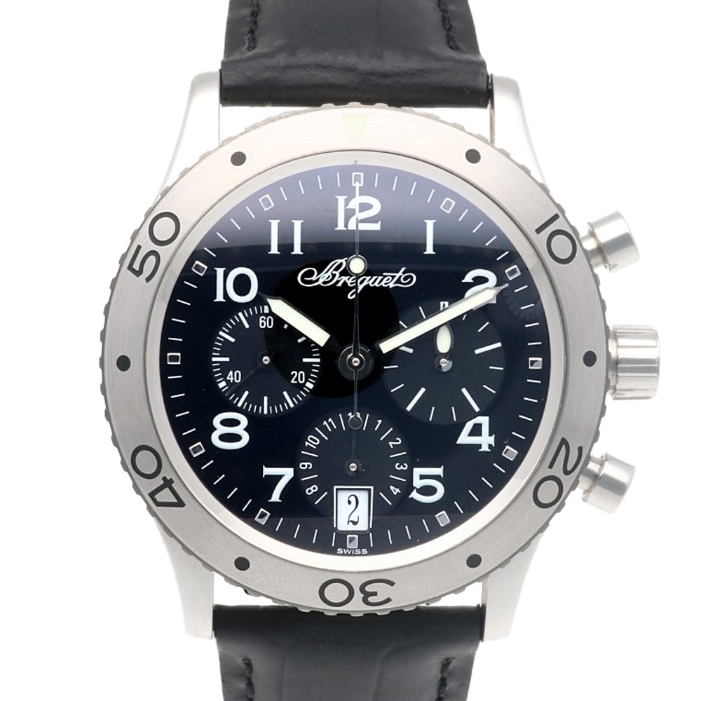 ブレゲ トランスアトランティック タイプXX 腕時計 ステンレススチール 3820ST/H2/9W6 自動巻き 1年保証 Breguet 中古 美品