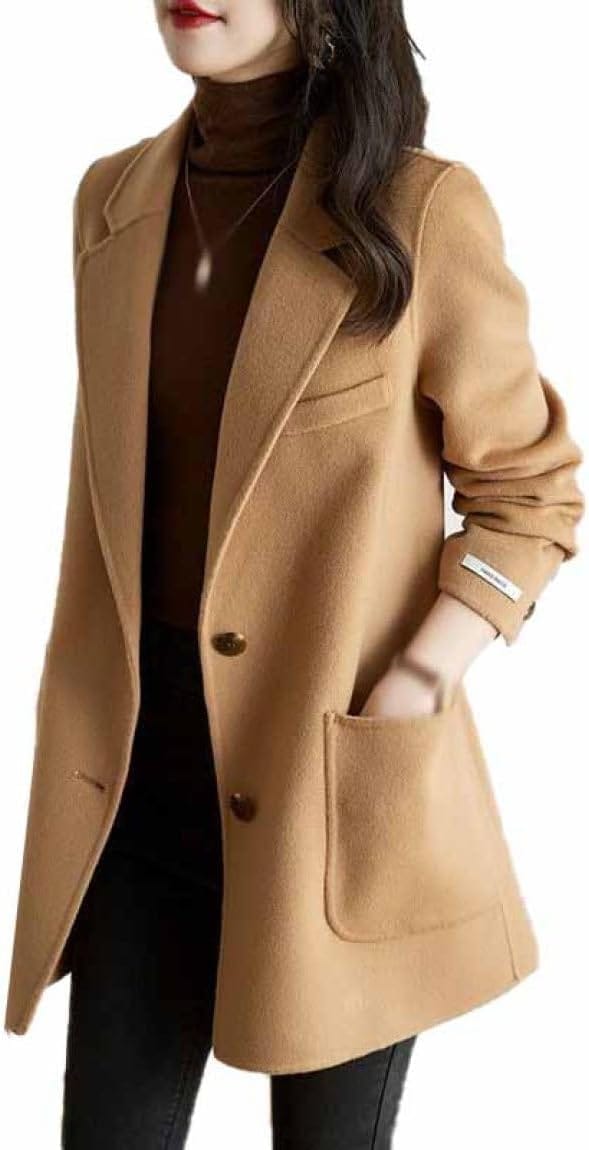 チェスターコート レディース ロング 秋冬 コート メルトン 防寒 ラシャコート 大きいサイズ カジュアル 無地 テーラード 暖か ピーコート Aライン アウターコート 暖かい カジュアル 防寒 おし