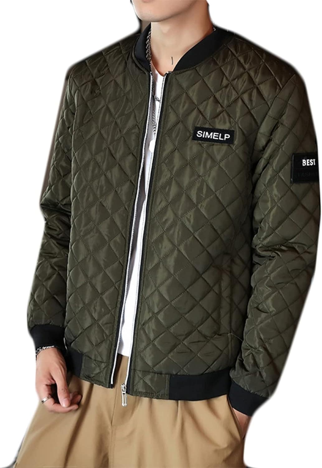 中綿ジャケット メンズ スタジャン ダウンコットン 綿入りジャケット 冬 アウター 厚手 立襟 カジュアル 保温 防寒 厚手 中綿ブルゾン 綿服 野球服 おしゃれ アウトドア 通勤 通学 大きいサイズ