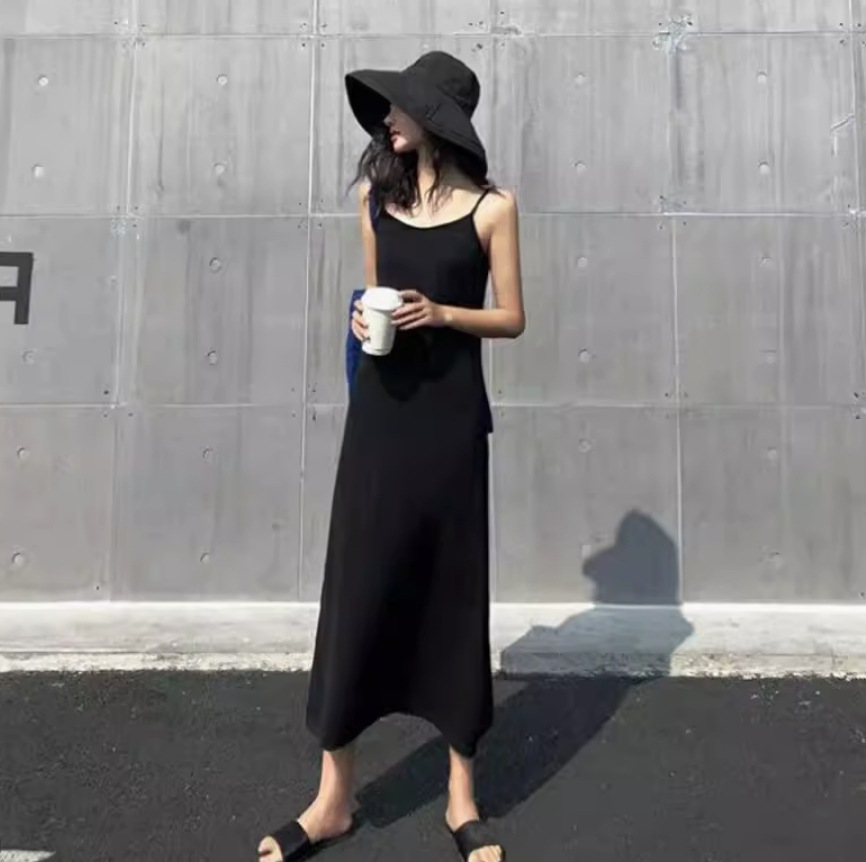 レディース ワンピース ロング ノースリーブ かわいい 大人可愛い きれいめ シンプル カジュアル 上品 おしゃれ かっこいい レトロ こなれ感 ラフ ガーリー ルーズ 個性的 クール モード系