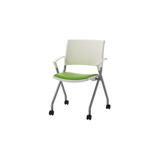 ジョインテックス 会議イス GK-CM10R グリーン メモ台付 代引不可 直送・代引不可 ジョインテックス 会議イス GK-CM10R グリーン メモ台