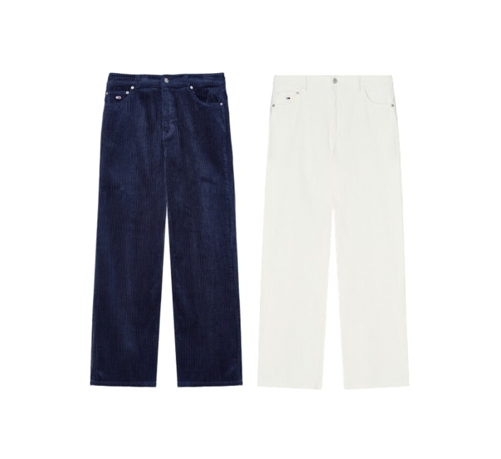 Corduroy Loose Straight Pants (T32E7WPC05TWL1 )