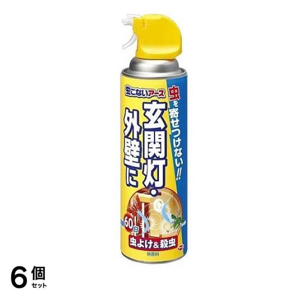 虫こないアース 玄関灯・外壁に 450mL 6個セット