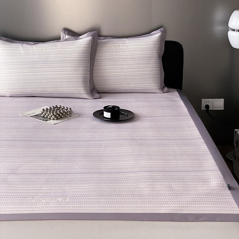 クラスaアイスシルククールマットベッドカバー夏の子供向けエアコン用の3ピースセットソフトマット洗濯機洗浄可能なハイエンドソフトマット 2222222