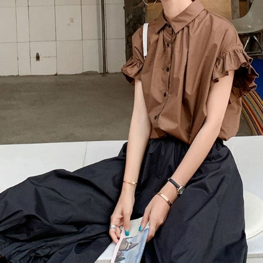 利用可能なポイント セットアップ シャツ ブラウス レディース 半袖 パンツ 10121 価格が下がった 4,965円