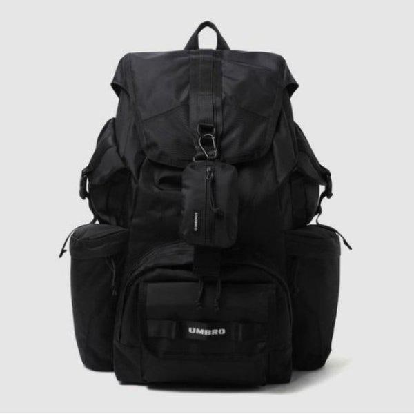 バックパック JQS UQ123CBP21-BLK パラシュート 럭색 バックパック (35L)_構成品 ミニポーチ / BLACK