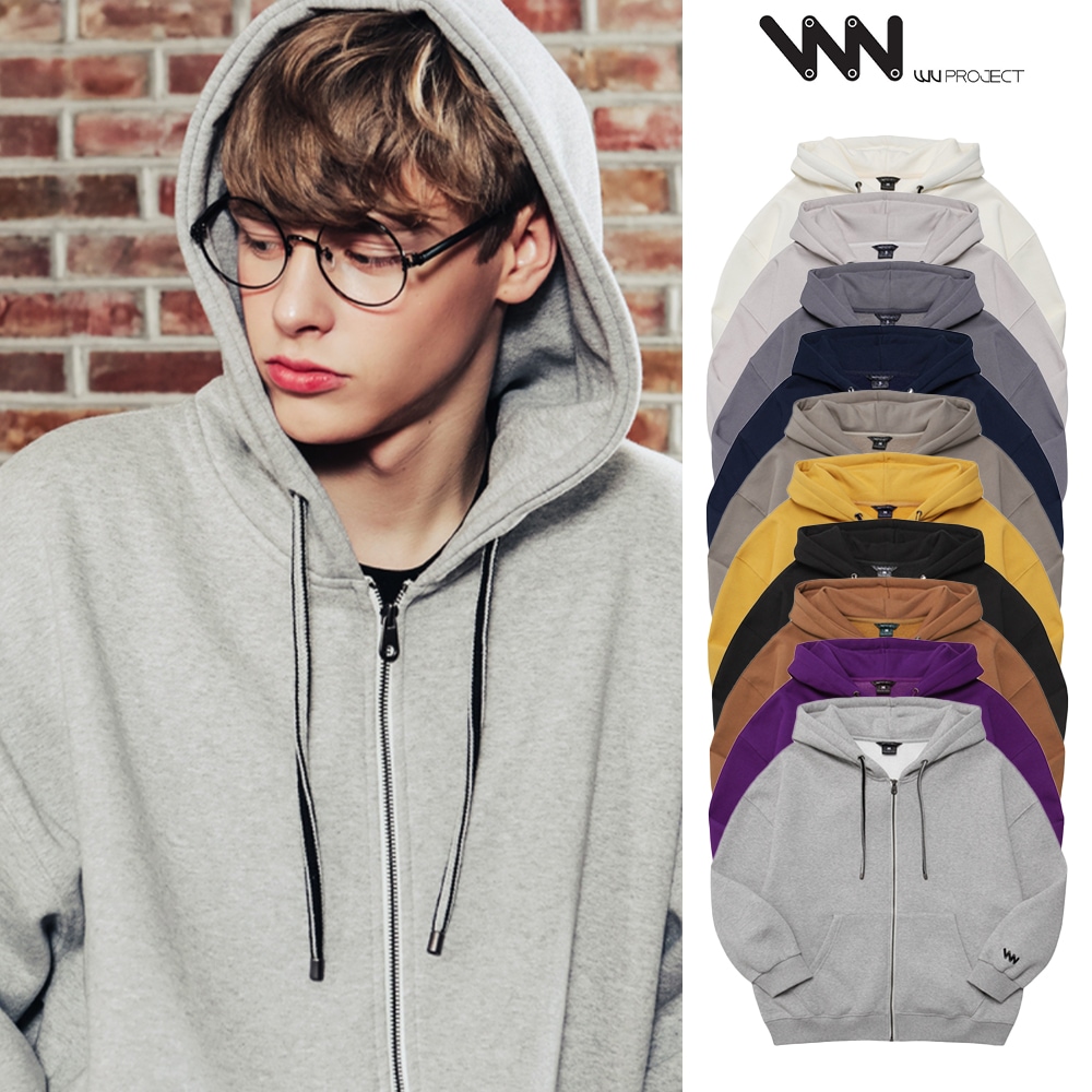 [WV PROJECT] Waffing hoodie zip-up
