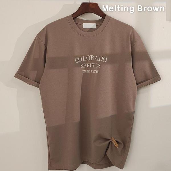 メンズコットンティー オーバーフィットTシャツ 半袖Tシャツ CO24