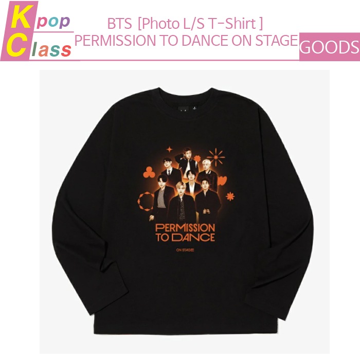 推し活SALE】BTS [Photo L/S T-Shirt ] PERMISSION TO DANCE ON