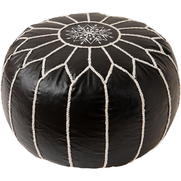 270083901 合皮のモロッカンプフ Lサイズ 50R×20 ブラック メーカー直送