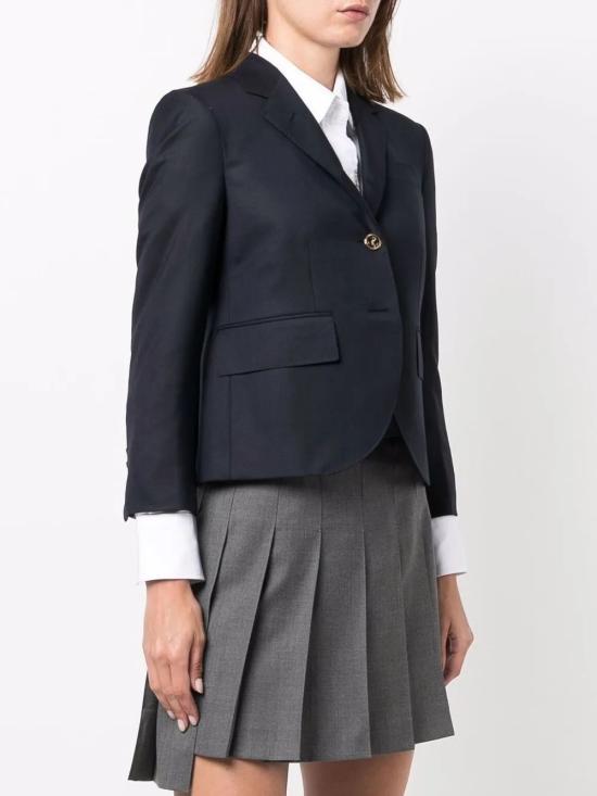 THOM BROWNE Women Coats FBC010V00626 415 NAVY