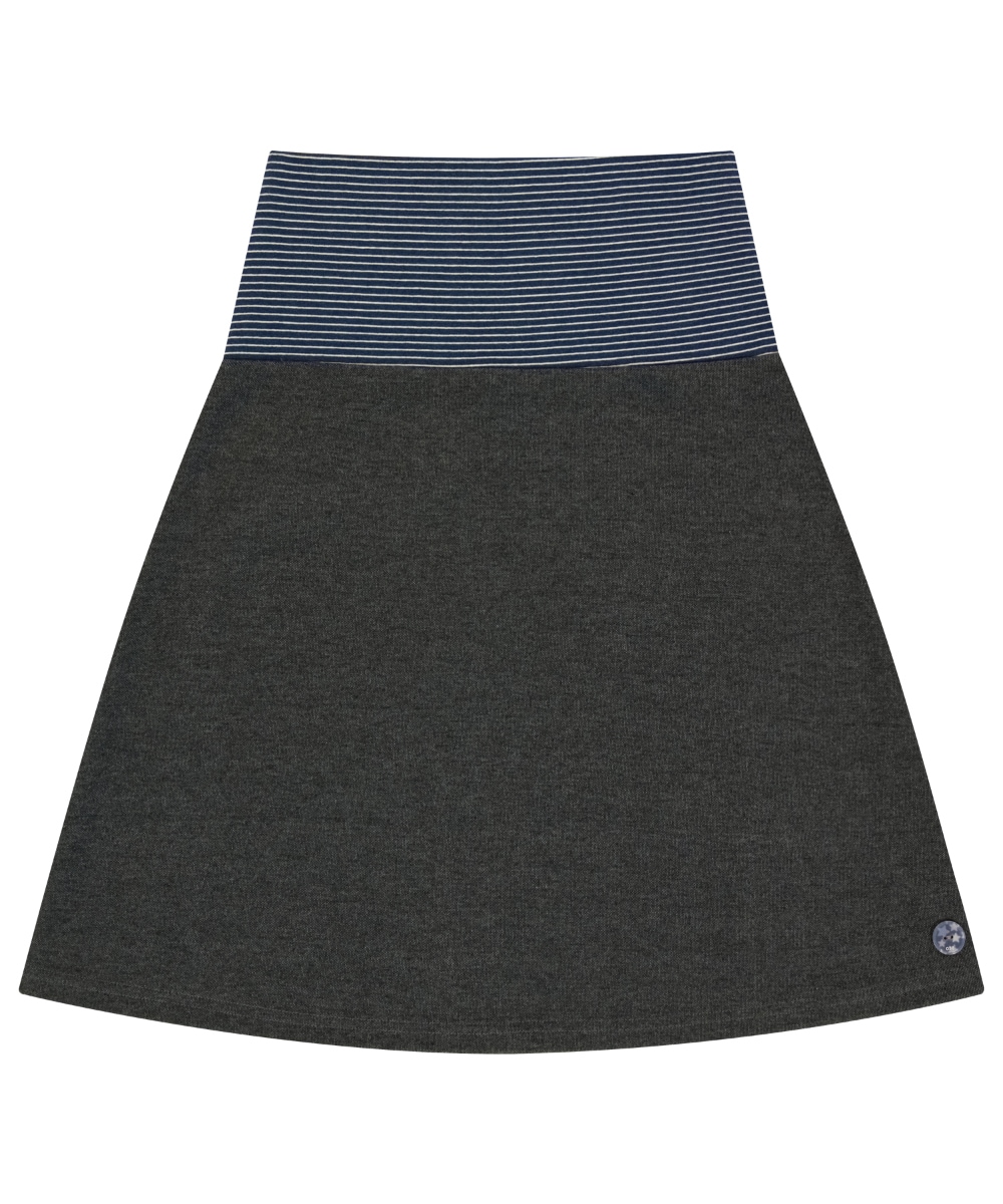 【COYSEIO】 038 STRIPE SKIRT : DARK GREY