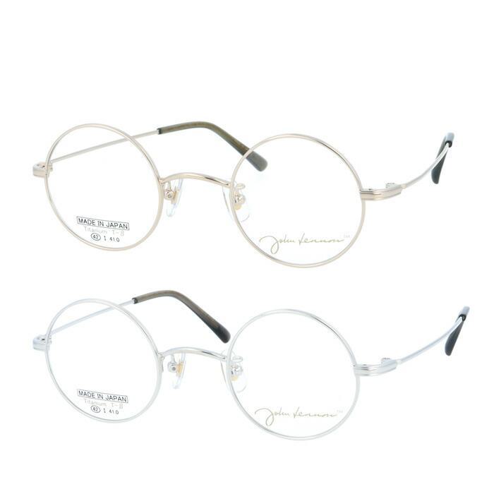 メガネ JL-1120 col.1/2 42mm 日本製 TITANIUM 丸メガネ 2color