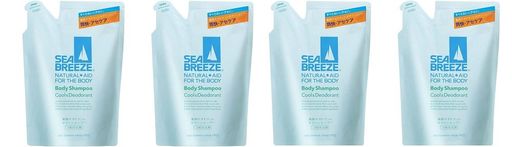 【まとめ買い】 ボディシャンプー クール&デオドラント つめかえ 400ml×4個 400ミリリットル (x 4)